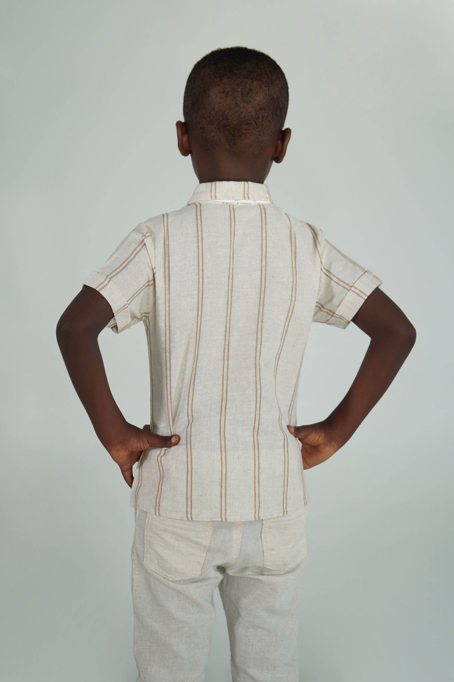 Mr Smarts Summer Shirt With Bow Tie