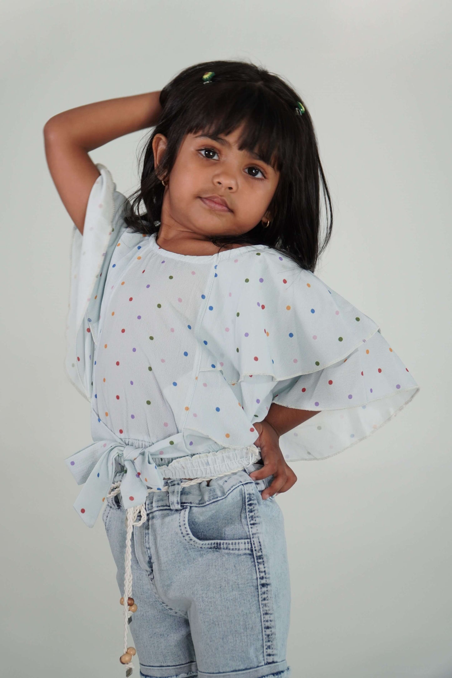 Avril Frilled And Elasticated Blousers