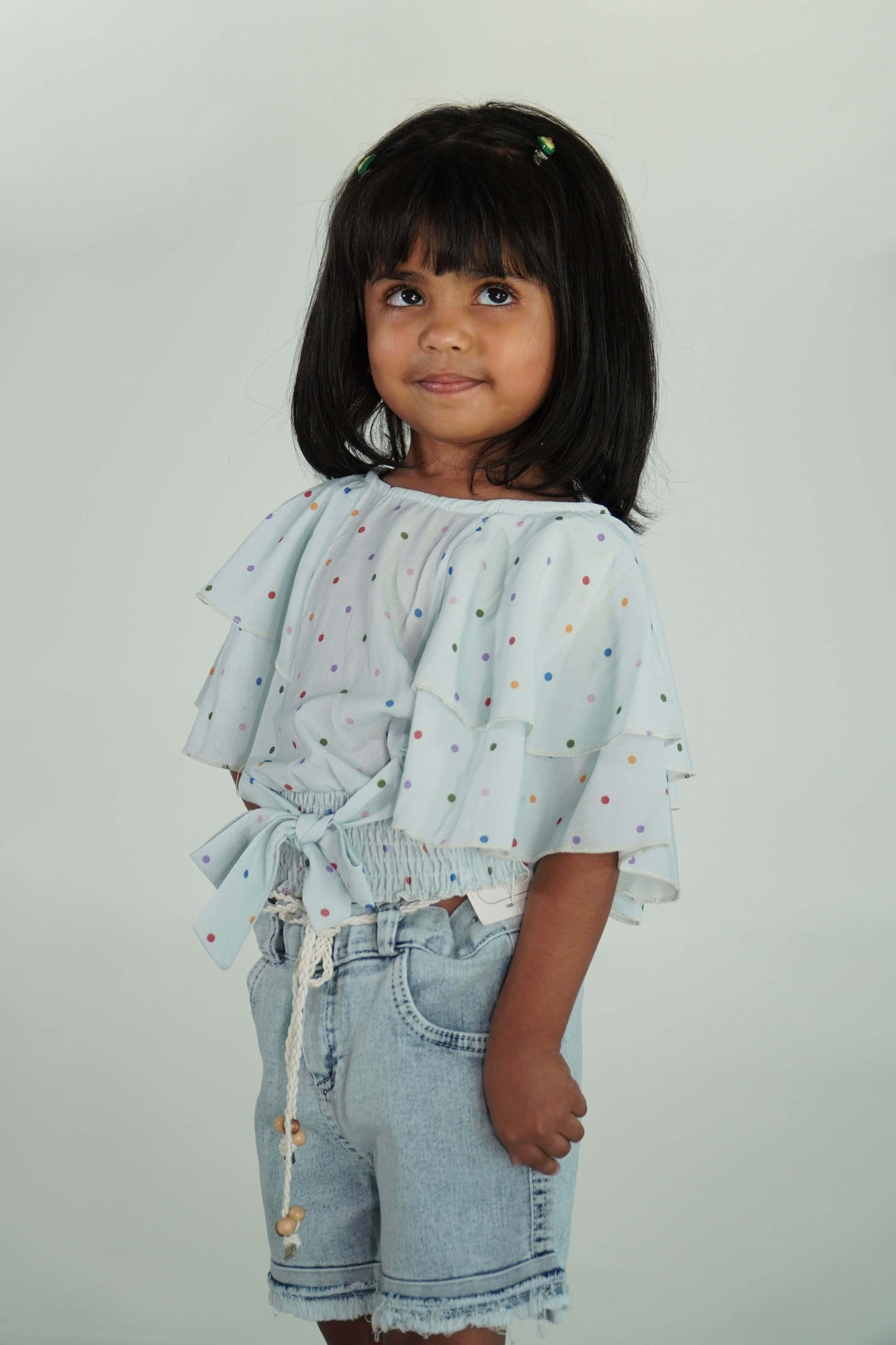 Avril Frilled And Elasticated Blousers