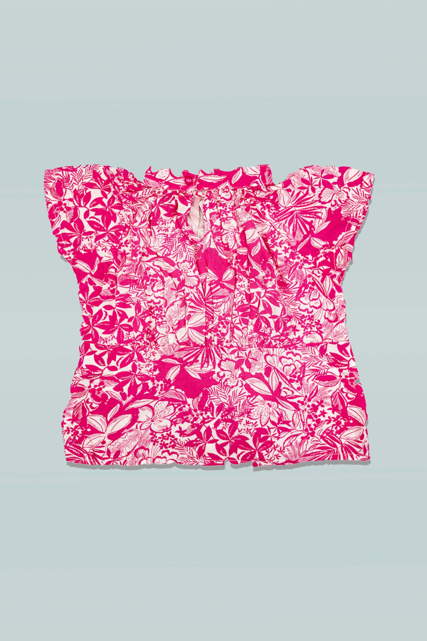 Joyful Floral Sleeveless Top