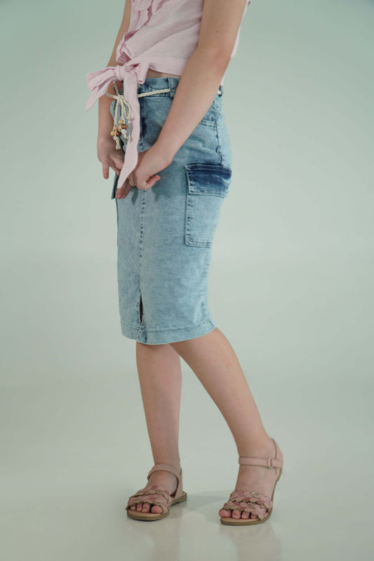 Freedom Denim Skirt